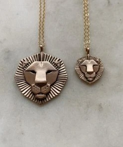 NEW Mimosa Handcrafted Lion Pendant Necklace