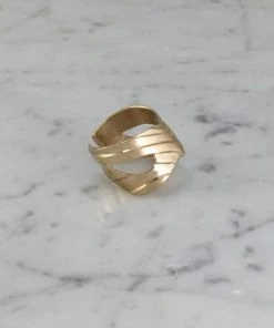 Mimosa Handcrafted Mimosa Mardi Gras Mask Ring JEWELRY