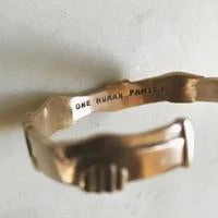 Mimosa Handcrafted Mimosa One Human Family Cuff NEW