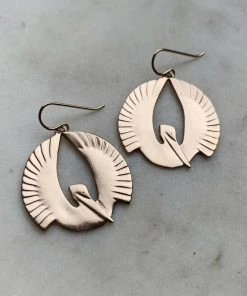 Mimosa Handcrafted Mimosa Pelican Earrings