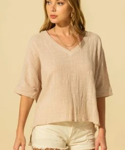 Wanderlust By Abby V-Neck Poncho Top NEW