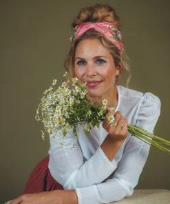 Wanderlust By Abby Floral Embroidered Headband NEW