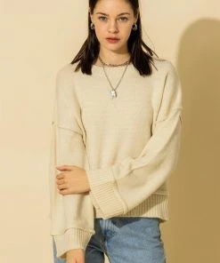 Wanderlust By Abby NEW Wide Sleeve Pullover Sweater