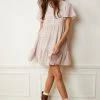 Wanderlust By Abby NEW Woven Crepe Ruffle Babydoll Dress 2.0