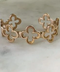 Mimosa Handcrafted JEWELRY Mimosa Quatrefoil Cuff