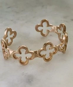 Mimosa Handcrafted JEWELRY Mimosa Quatrefoil Cuff