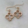 Mimosa Handcrafted JEWELRY Mimosa Quatrefoil Earrings
