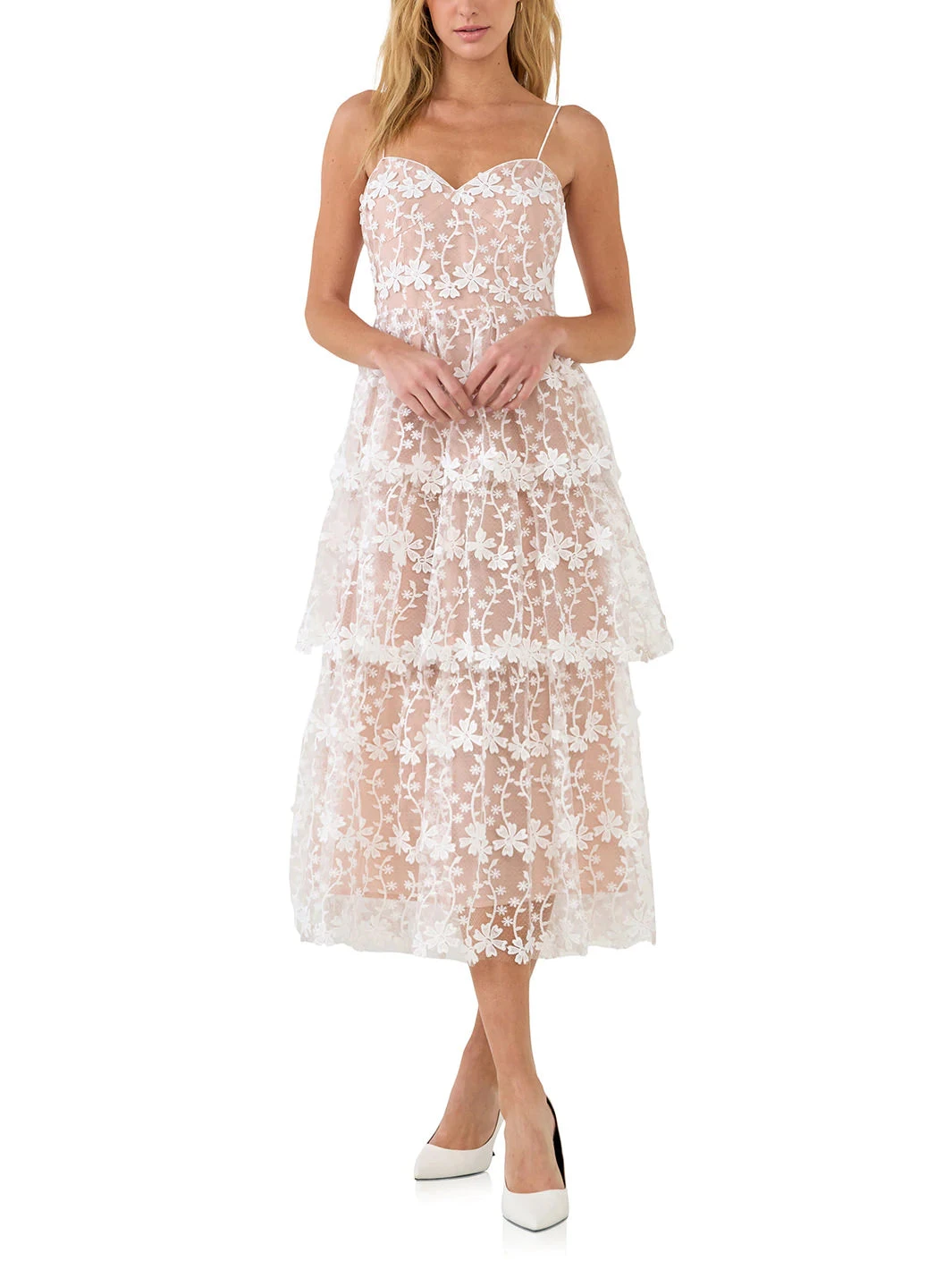 Wanderlust By Abby Crochet Layered Midi Dress 3 Wanderlust By Abby Crochet Layered Midi Dress