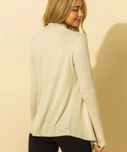 Wanderlust By Abby NEW Draped Shawl Collar Cardigan