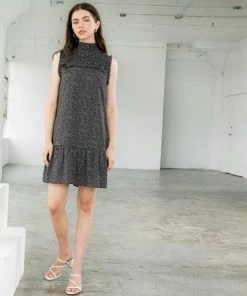 Wanderlust By Abby NEW Smocked Neck Print Dress