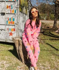 Queen Of Sparkles QOS Heart These Joggers NEW