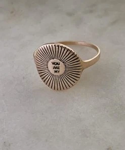 Mimosa Handcrafted JEWELRY Mimosa You Are My Sunshine Ring