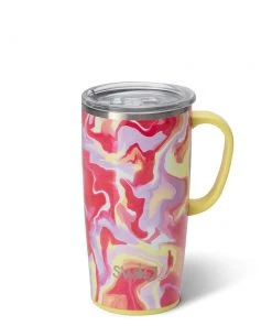 Wanderlust By Abby NEW Pink Lemonade Travel Mug (22 Oz.)