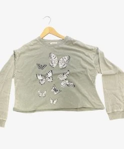 Wanderlust By Abby All Over Butterflies Tee