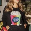 CLOTHING Queen Of Sparkles Popcorn Sweatshirt