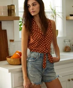 Wanderlust By Abby April Tie Top