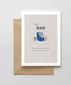 Wanderlust By Abby NEW "To The Dad Who Socially Distanced Before It Was Cool" Card