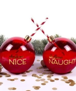 Wanderlust By Abby Red Ornament Glass NEW