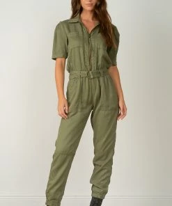 Wanderlust By Abby NEW Olive Jumpsuit