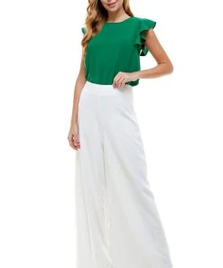 Wanderlust By Abby Wide Leg Flowy Pants