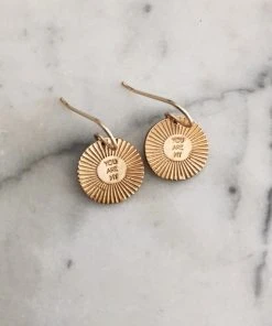 Mimosa Handcrafted JEWELRY Mimosa Small You Are My Sunshine Earrings